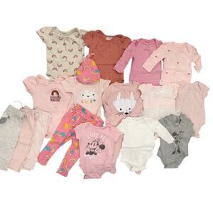 Lot of Girls One-Piece Outfits 3-6M - Disney GAP Old Navy (1480)